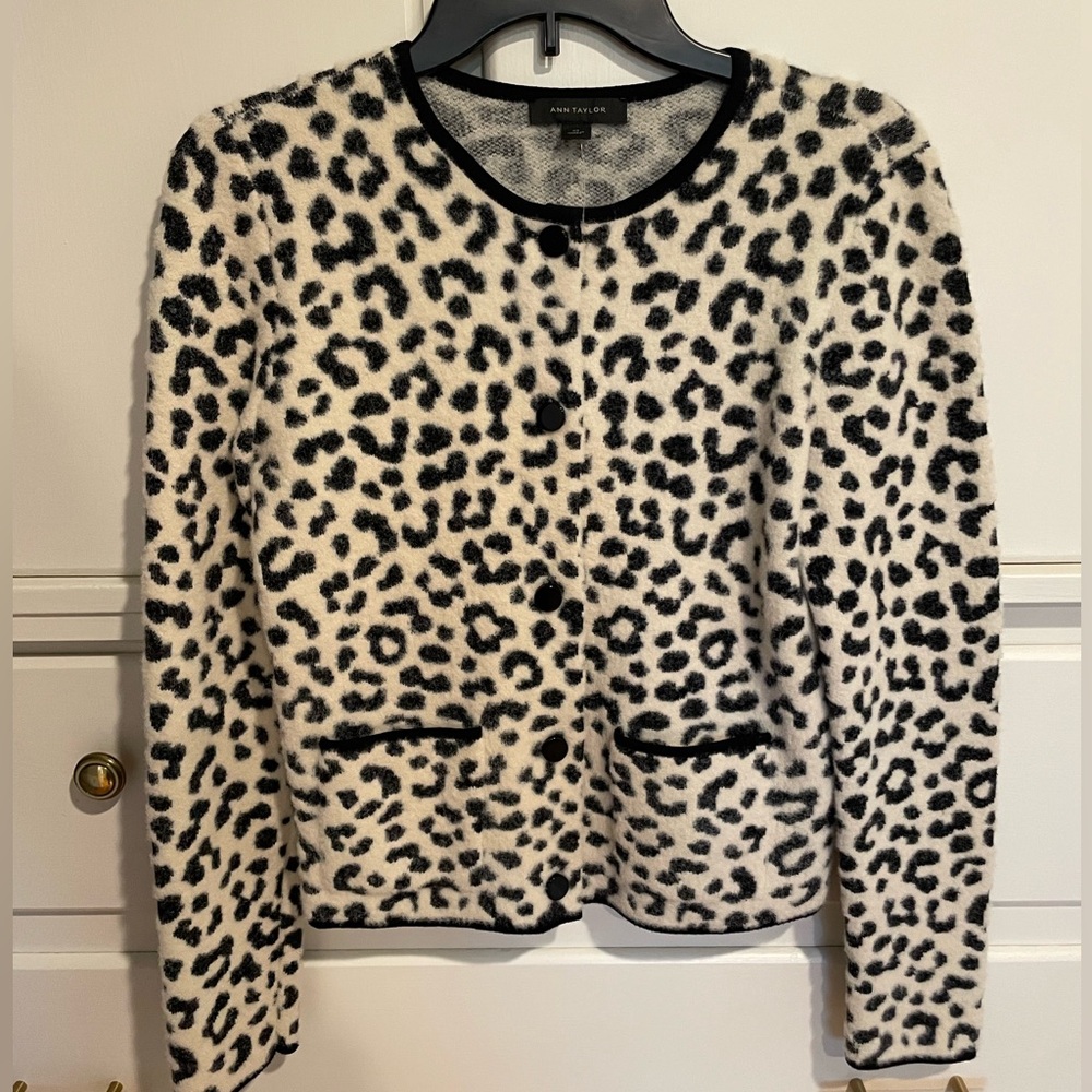 Ann Taylor Cheetah Jacket - Picture 1 of 4